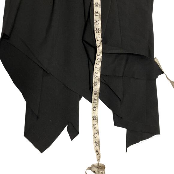 Neo Ludwig Pirate Gothic Steampunk Pleated Bias Bottom Long Unisex Vest - Picture 8 of 10